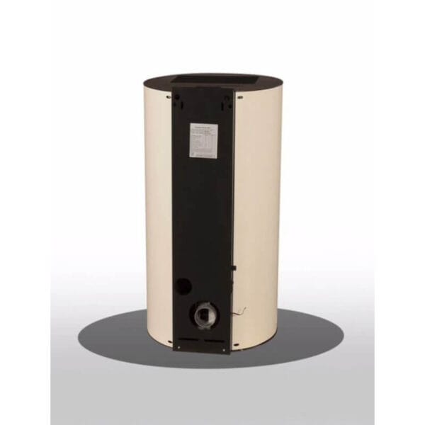 OPTIMO Poêle à granulés rond étanche CRISTO noir 9kW – Image 2