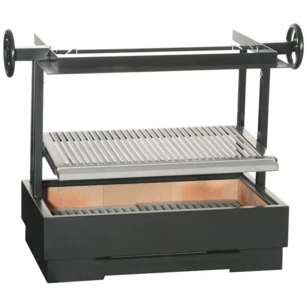 ESCALOR Barbecue inox ES JARDIN charbon de bois
