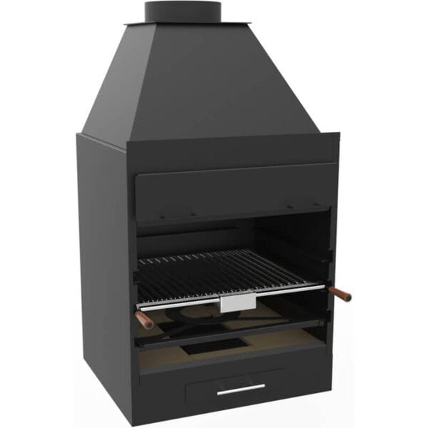 Barbecue charbon bois FM BF-60 à poser ou à encastrer