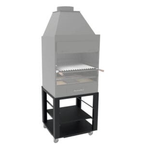 FM Meuble support avec roulettes pour barbecue BF-60