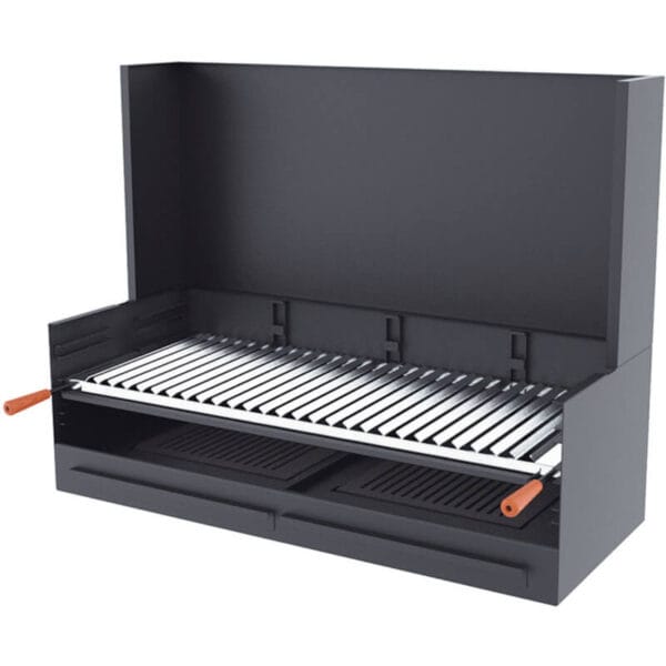 Barbecue bois et charbon FM BV-101 100cm à poser ou à encastrer