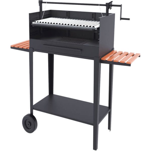 Barbecue argentin bois et charbon FM BVE-63 60cm sur chariot