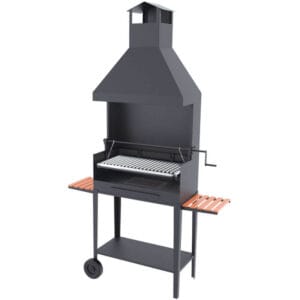 Barbecue argentin bois et charbon FM BVE-84 80cm sur chariot