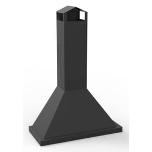 FM Cheminée métallique CB-100 pour barbecue L.110 cm P.50 cm