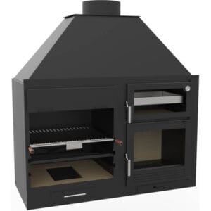 Barbecue charbon bois FM FUSION 140 avec four