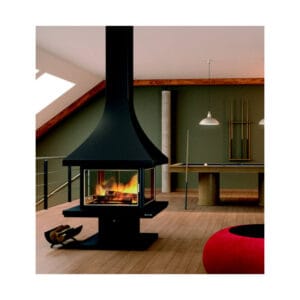 Cheminée centrale vitrée SYLVA 16kW CH86 PCI