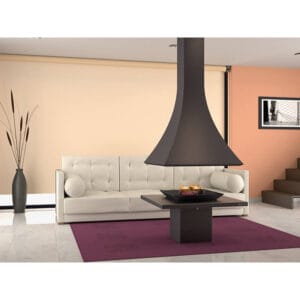 FOCGRUP Cheminée centrale à foyer ouvert FOREST 14 kW CH91