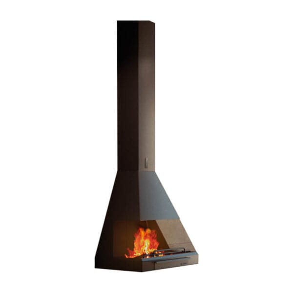 FOCGRUP Cheminée suspendue ouverte FIVE 12kW CH05 F – Image 2