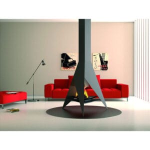 FOCGRUP Cheminée métallique centrale à foyer ouvert CH94 11kW