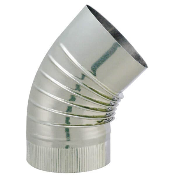 JONCOUX Tuyau TYRAL INOX  304 - Diam. 111 - Coude plissé BR 45°