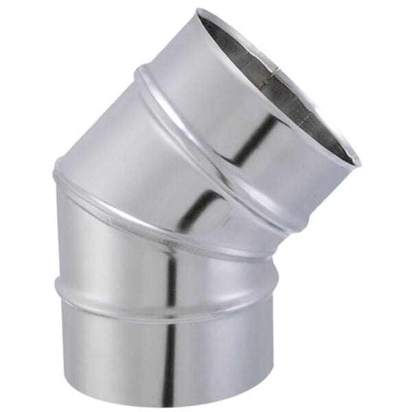 JONCOUX Tuyau TYRAL INOX  304 - Diam. 300 - Coude à secteur 45°