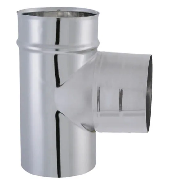 JONCOUX Tuyau TYRAL INOX  304 - Diam. 180 - Té 90° double emboitement