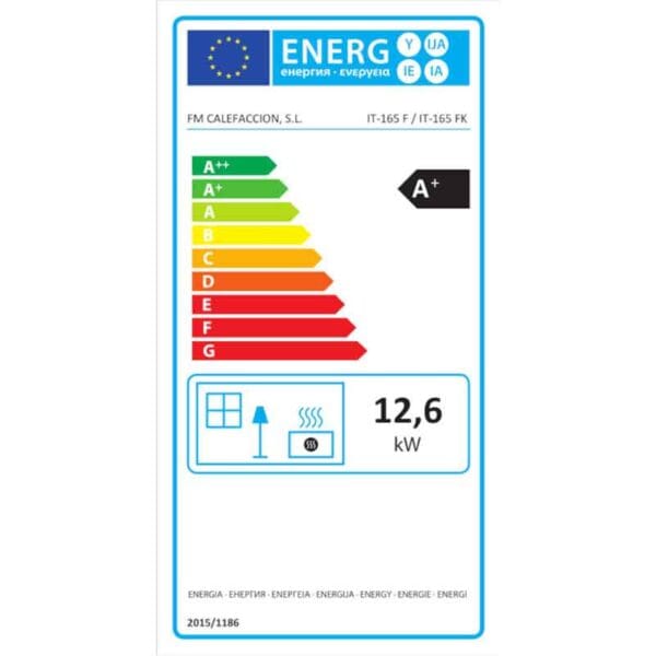 Insert de cheminée 65cm FM IT-165F 12,5kW foyer en fonte – Image 4