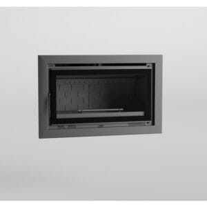 FM Insert de cheminée IT-100 FK 13,3kW foyer en fonte et verre sérigraphie