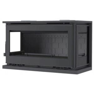 Insert 3 faces vitrées FM IT-103 F 13,3kW foyer fonte