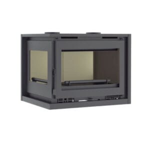 FM Insert d'angle turboventilé IT-172I 12,6kW foyer vermiculite