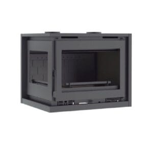 FM Insert d'angle turboventilé IT-172IF 12,6kW foyer en fonte