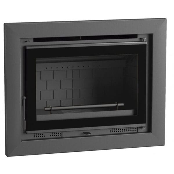 FM Insert de cheminée IT-180 FK 12,8kW foyer en fonte et verre sérigraphié