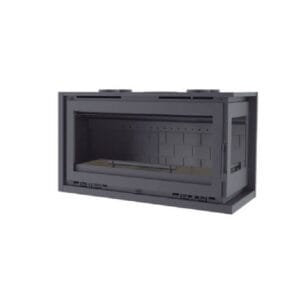 FM Insert d'angle turboventilé IT-182DF 12,8kW foyer en fonte