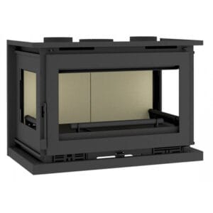 FM Insert 3 faces turboventilé IT-183 12,8kW foyer vermiculite