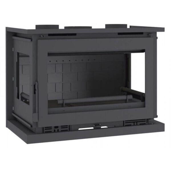 FM Insert 3 faces turboventilé IT-183 F 12,8kW foyer en fonte
