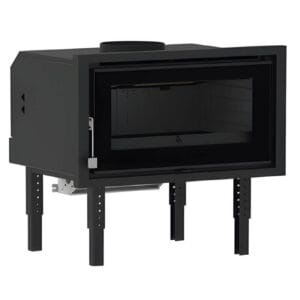 FM Insert de cheminée sur châssis IZ-100 FKC 14,5kW foyer fonte turbo 900m3/h