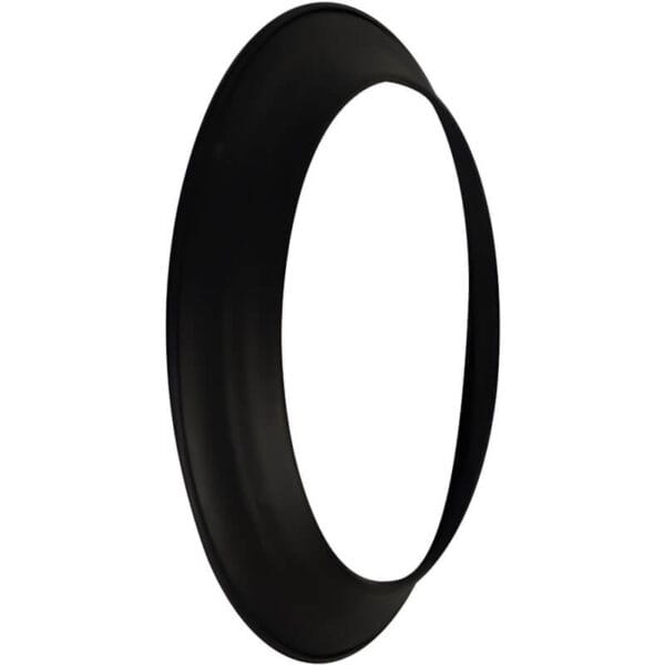 JONCOUX Raccord poêle à granulés étanche APOLLO PELLETS - Diamètre 80/125 - Rosace  - Noir mat