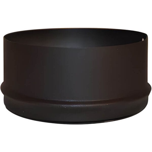 JONCOUX Raccord poêle à granulés étanche APOLLO PELLETS - Diamètre 80/125 - Tampon  - Noir mat