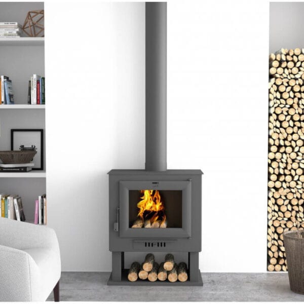 FM Poêle à bois en acier CH-0 11kW – Image 2