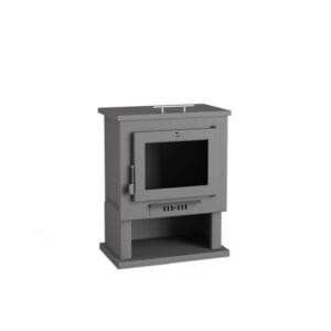 FM Poêle à bois en acier CH-1 11kW avec four