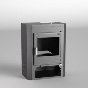 FM Poêle à bois acier M-102 11kW avec mini four