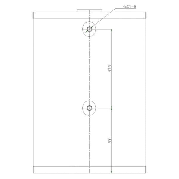 Poêle à bois bouilleur GRANDE B 14kW - 18kW – Image 2