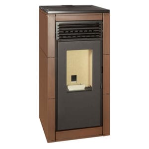 Poêle à granulés (Pellets) NEREA 8Kw marron vintage