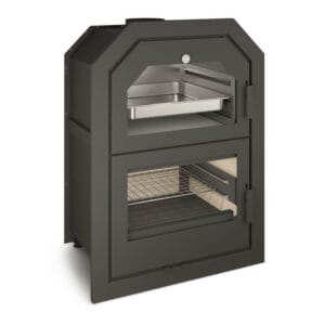 FERLUX Poêle à bois encastrable FORNO ENCASTRABLE 14,5kW avec four inox