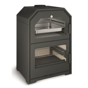 FERLUX Poêle à bois avec grand four FORNO VISTO 14,5kW