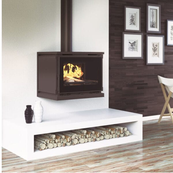 FM Poêle à bois suspendu M-170 12,5kW – Image 2