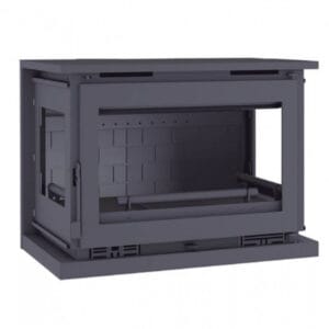 FM Poêle à bois suspendu M-173 F 12.5kW foyer en fonte