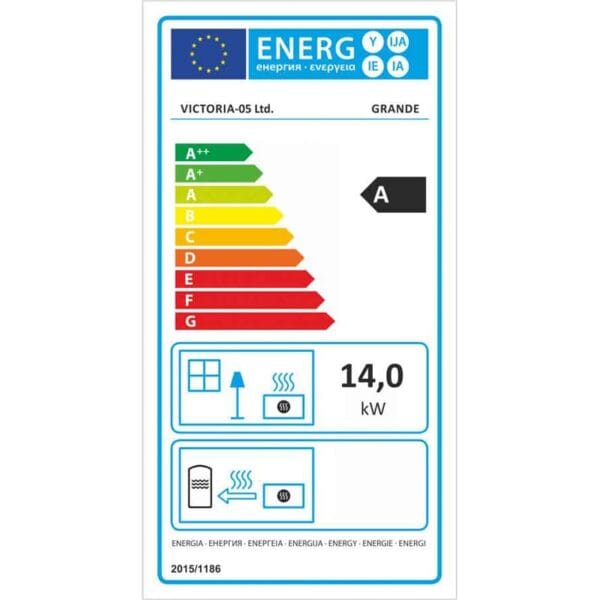 Poêle à bois GRANDE 14kW - 18kW – Image 2