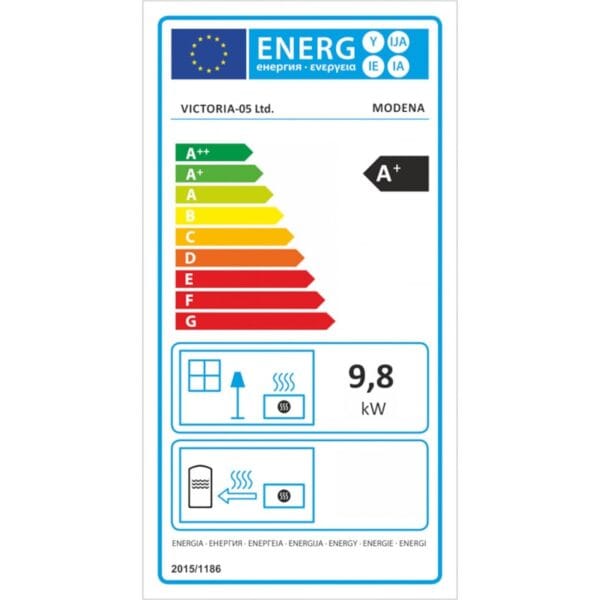 Poêle à bois MODENA 9.76 kW – Image 3