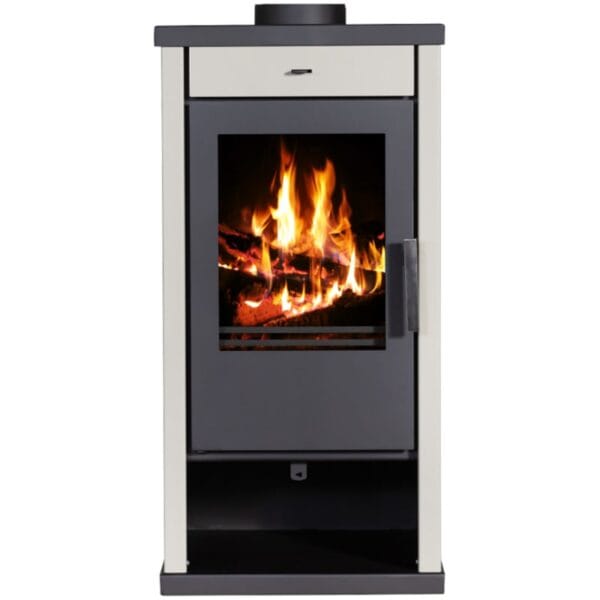 Poêle à Bois VANESSA LUX Ivoire 12kW