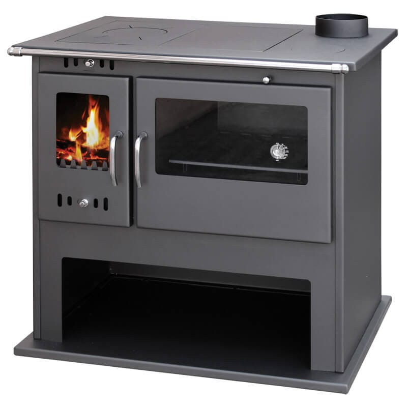 Cuisinière à bois VIKI LUX 10,5kW - 12,5kW
