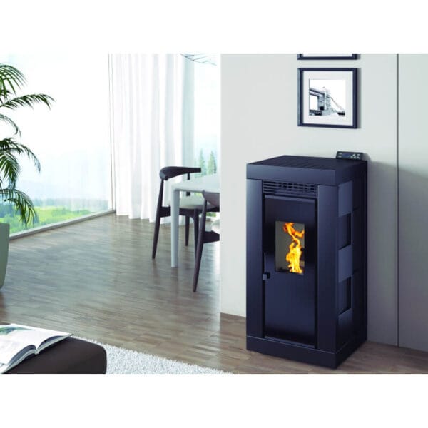 FM Poêle à granulés BP-102K 9,5kW Noir – Image 2