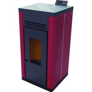 FM Poêle à granulés BP-201K 12kW Rouge