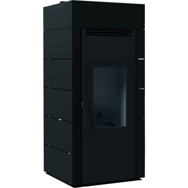 FM Poêle à granulés canalisable BP-701 17,5kW Noir