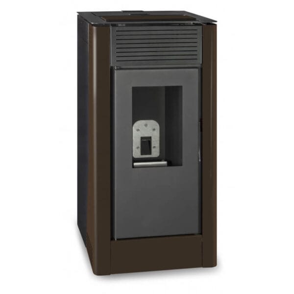 ESCALOR Poêle à granulés hydro DELIA 15kW marron – Image 2