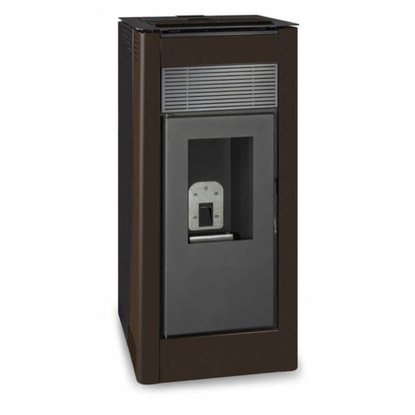 ESCALOR Poêle à granulés hydro DELIA 27kW marron – Image 2