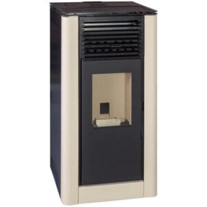 ESCALOR Poêle à granulés ISABELLA 10kW blanc A+ Conforlux