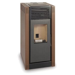 ESCALOR Poêle à granulés NAREL 8kW marron vintage