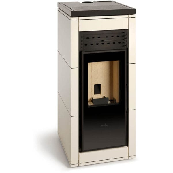 FERLUX Poêle à granulés VENUS 10kW Blanc perlé