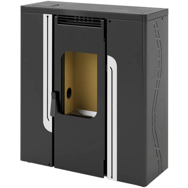 FM Poêle à granulés de couloir BP-402 12kW noir (canalisable)